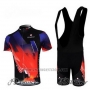 2012 Cycling Jersey Nalini Red and Black Short Sleeve and Salopette