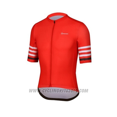 2019 Cycling Jersey Spexcel Red Short Sleeve and Bib Short