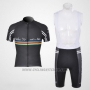 2011 Cycling Jersey Nalini Black Short Sleeve and Salopette