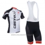2013 Cycling Jersey Castelli Black and White Short Sleeve and Bib Short