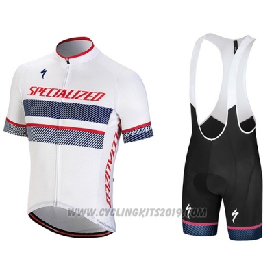 2018 Cycling Jersey Specialized White Red Purple Short Sleeve and Bib Short(1)