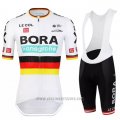 2022 Cycling Jersey Bora-Hansgrone Black Red Yellow Short Sleeve and Bib Short
