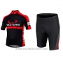 2015 Cycling Jersey Bobteam Black Short Sleeve and Bib Short