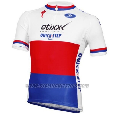 2015 Cycling Jersey UCI Mondo Campione Lider Quick Step Short Sleeve and Bib Short