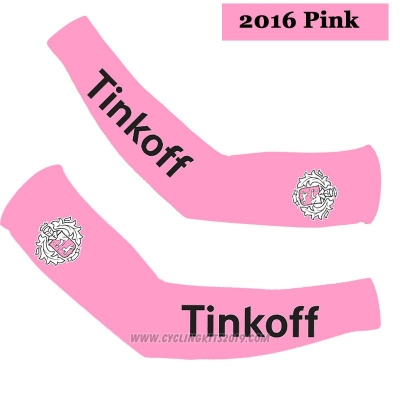 2016 Saxo Bank Tinkoff Arm Warmer Cycling Pink