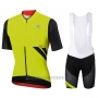 2017 Cycling Jersey Sportful R&d Ultraskin Green and Black Short Sleeve and Bib Short