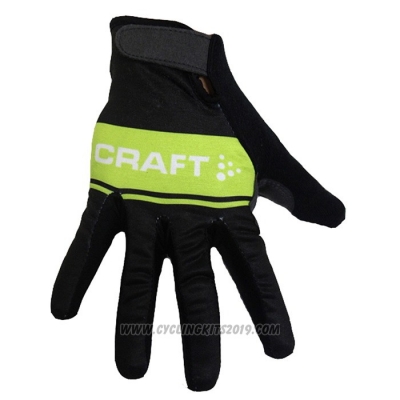 2020 Craft Full Finger Gloves Black Green