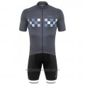 2020 Cycling Jersey DE Marchi Gray Short Sleeve and Bib Short