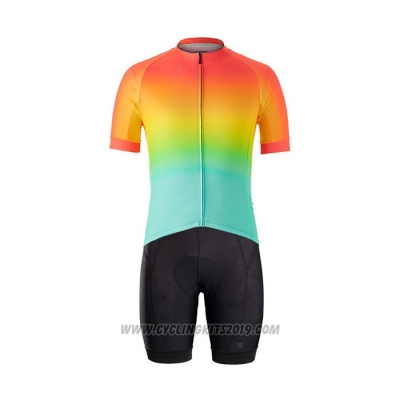 2021 Cycling Jersey Bontrager Multicolore Short Sleeve and Bib Short