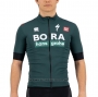 2021 Cycling Jersey Bora-Hansgrone Green Short Sleeve and Bib Short