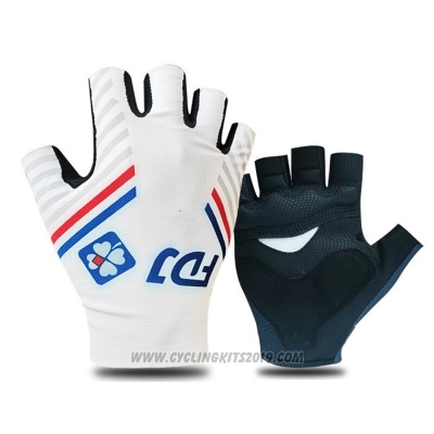 2021 Groupama-fdj Gloves Cycling White