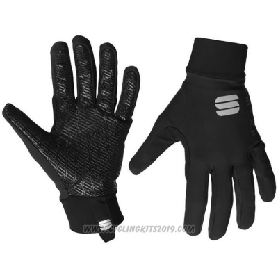 2021 Sportful Full Finger Gloves Cycling Black