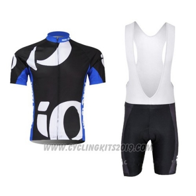 2015 Cycling Jersey Pearl Izumi Black and White Short Sleeve and Bib Short [hua2281]