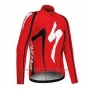 2016 Cycling Jersey Specialized White Red Long Sleeve and Bib Tight