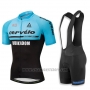 2018 Cycling Jersey Cervelo Blue and Black Short Sleeve and Bib Short