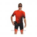 2022 Cycling Jersey Gore Orange Short Sleeve and Bib Short