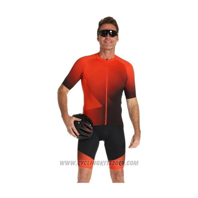 2022 Cycling Jersey Gore Orange Short Sleeve and Bib Short