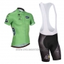 2014 Cycling Jersey Tour de France Green Short Sleeve and Bib Short