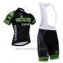 2015 Cycling Jersey Cannondale Green and Black Short Sleeve and Bib Short