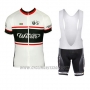 2015 Cycling Jersey Wieiev Black and White Short Sleeve and Bib Short