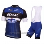 2016 Cycling Jersey Etixx Quick Step White and Blue Short Sleeve and Bib Short