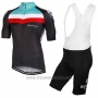 2017 Cycling Jersey Bianchi Milano Chorei Black Short Sleeve and Bib Short