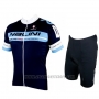 2019 Cycling Jersey Nalini Black Blue Short Sleeve and Bib Short