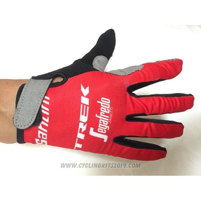 2020 Trek Segafredo Full Finger Gloves Red