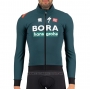 2021 Cycling Jersey Bora-Hansgrone Green Long Sleeve and Bib Tight
