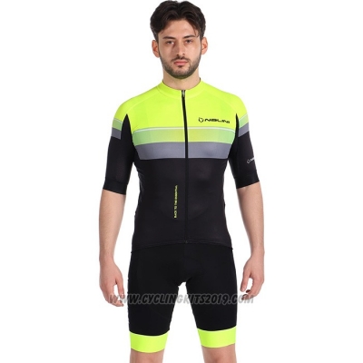 2022 Cycling Jersey Nalini Yellow Short Sleeve and Bib Short