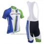 2013 Cycling Jersey Cannondale Campione Blue Short Sleeve and Bib Short