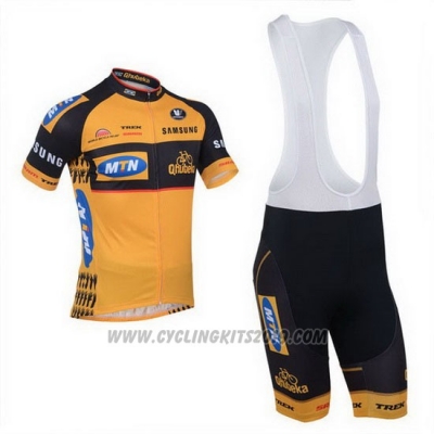 2013 Cycling Jersey MTN Orange Short Sleeve and Bib Short