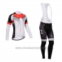 2014 Cycling Jersey Nalini Black and White Long Sleeve and Salopette