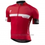 2015 Cycling Jersey Specialized Red Short Sleeve and Bib Short
