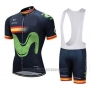 2018 Cycling Jersey Movistar Campione Spain Short Sleeve and Bib Short