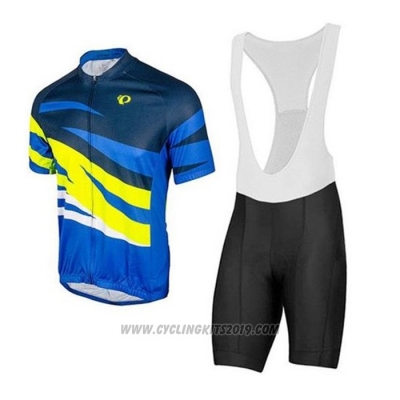 2020 Cycling Jersey Pearl Izumi Yellow Blue Short Sleeve and Bib Short