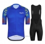 2021 Cycling Jersey Ralph Blue Short Sleeve and Bib Short