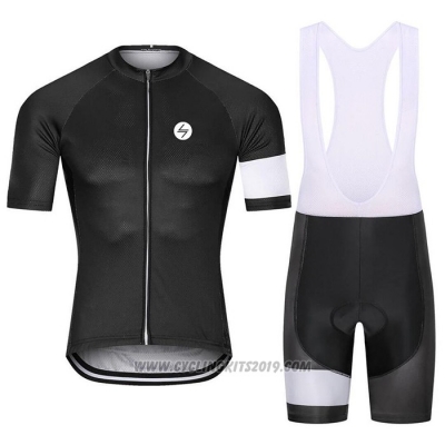 2021 Cycling Jersey Steep Black Short Sleeve and Bib Short