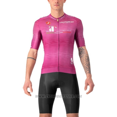 2022 Cycling Jersey Giro D'italy Purple Short Sleeve and Bib Short