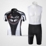 2010 Cycling Jersey Nalini Black Short Sleeve and Salopette