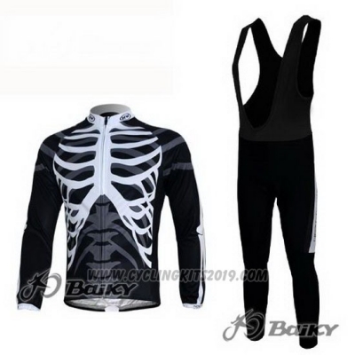 2012 Cycling Jersey Northwave Black Long Sleeve and Bib Tight