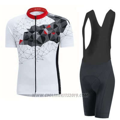 2017 Cycling Jersey Gore Bike Wear Power Mountain White Short Sleeve and Bib Short