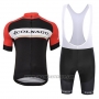2019 Cycling Jersey Colnago White Black Red Short Sleeve and Bib Short