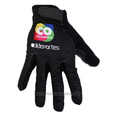 2020 Colombia Full Finger Gloves Black
