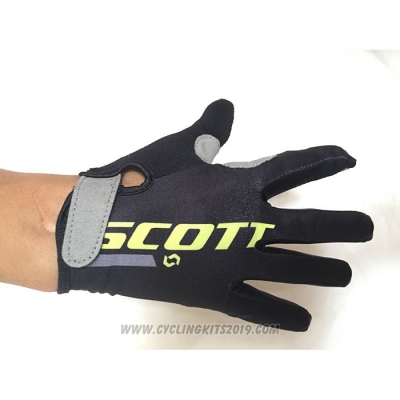 2020 Scott Full Finger Gloves Yellow