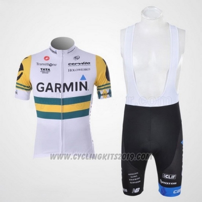 2011 Cycling Jersey Garmin Campione Australia Short Sleeve and Bib Short
