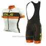 2017 Cycling Jersey ALE Graphics Prr Bermuda Orange and White Short Sleeve and Bib Short