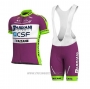 2020 Cycling Jersey Bardiani Csf Fuchsia White Short Sleeve and Bib Short