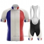 2020 Cycling Jersey Champion France Blue White Red Short Sleeve and Bib Short(3)