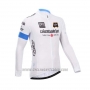 2014 Cycling Jersey Giro D'italy White Long Sleeve and Bib Tight